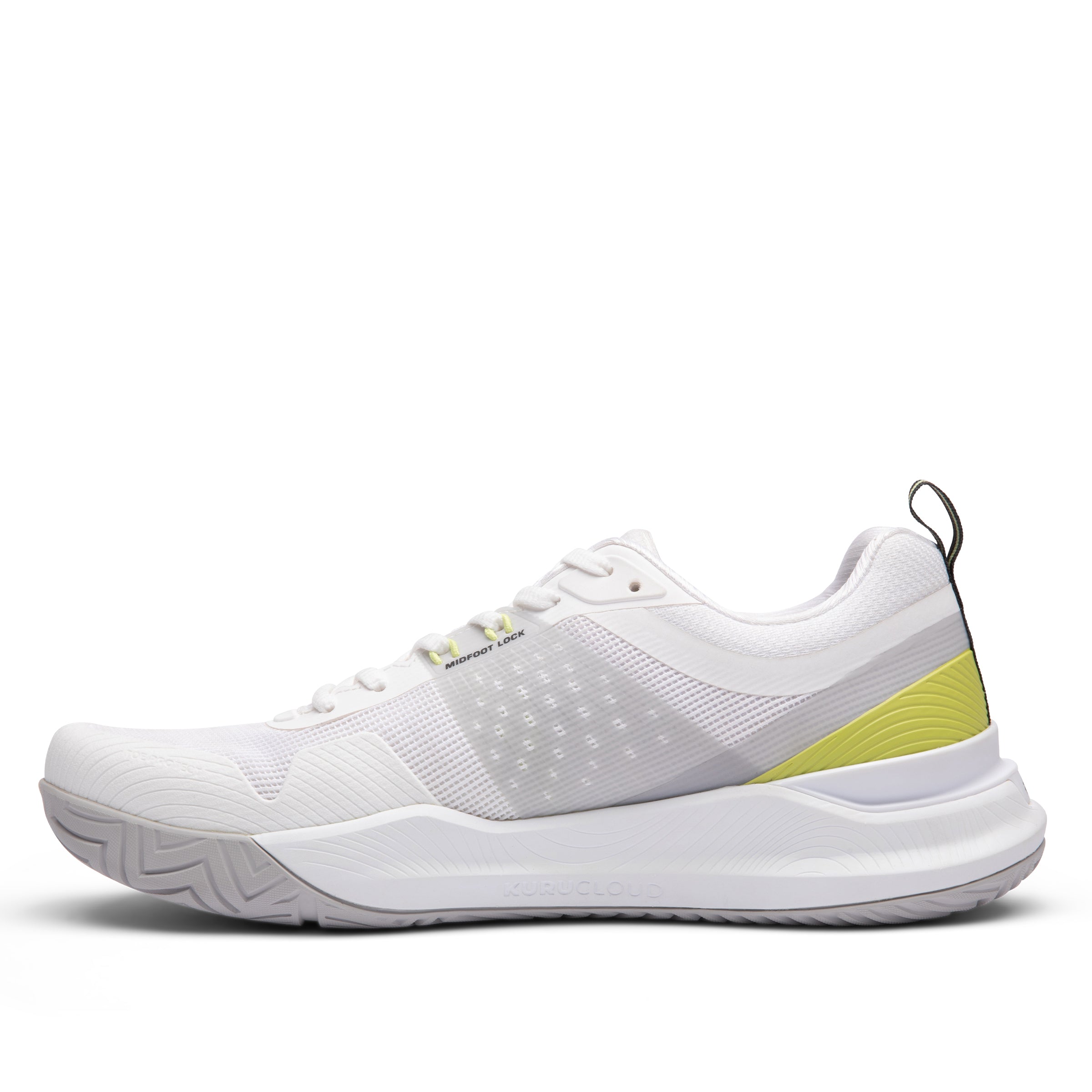 Men's KURU VELOCITY, Bright White/Limelight
