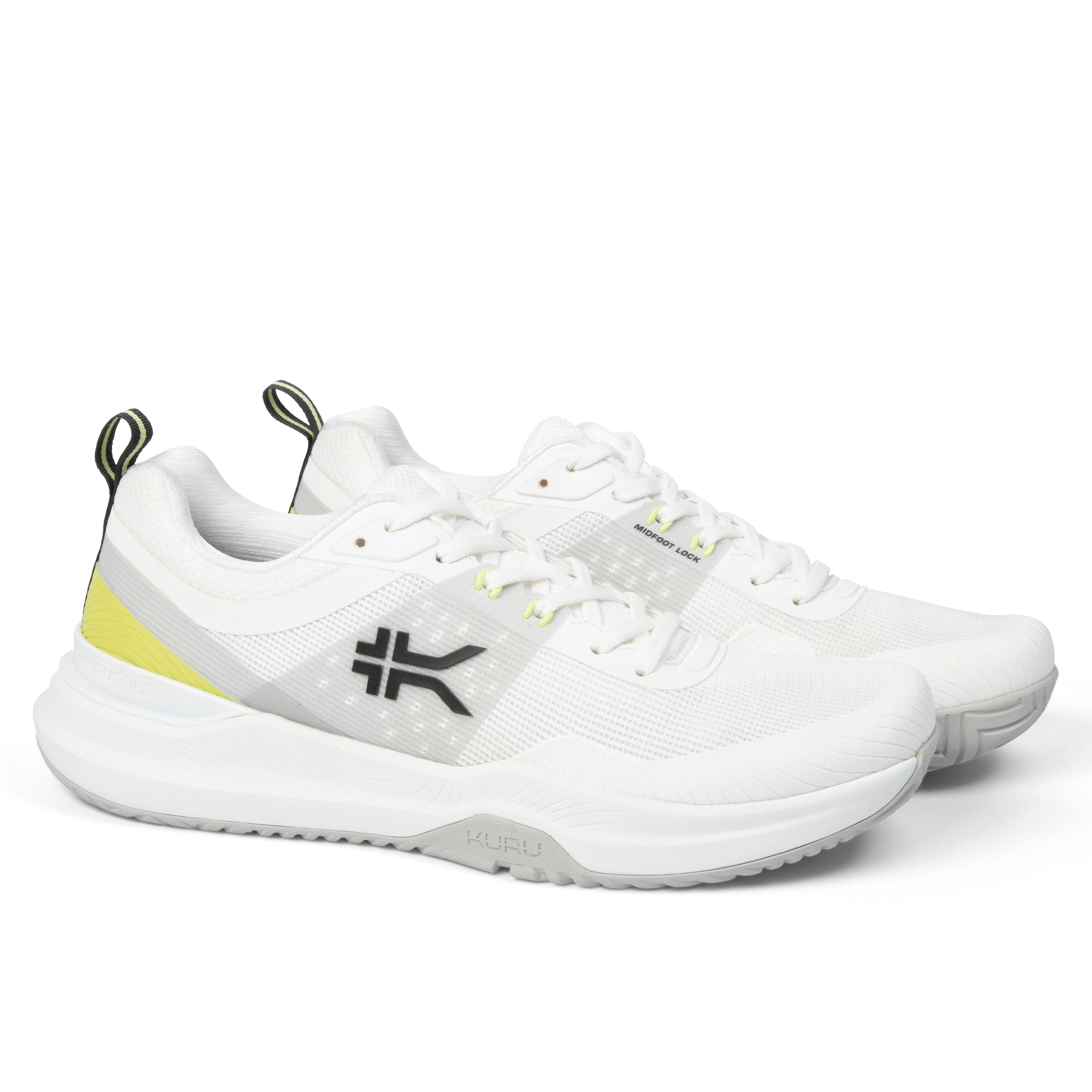 Men's KURU VELOCITY, Bright White/Limelight
