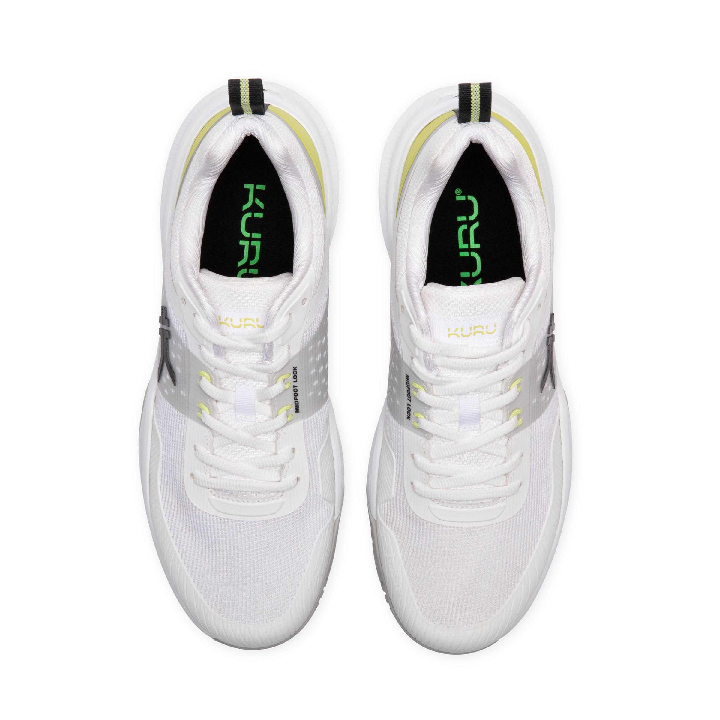 Men's KURU VELOCITY, Bright White/Limelight