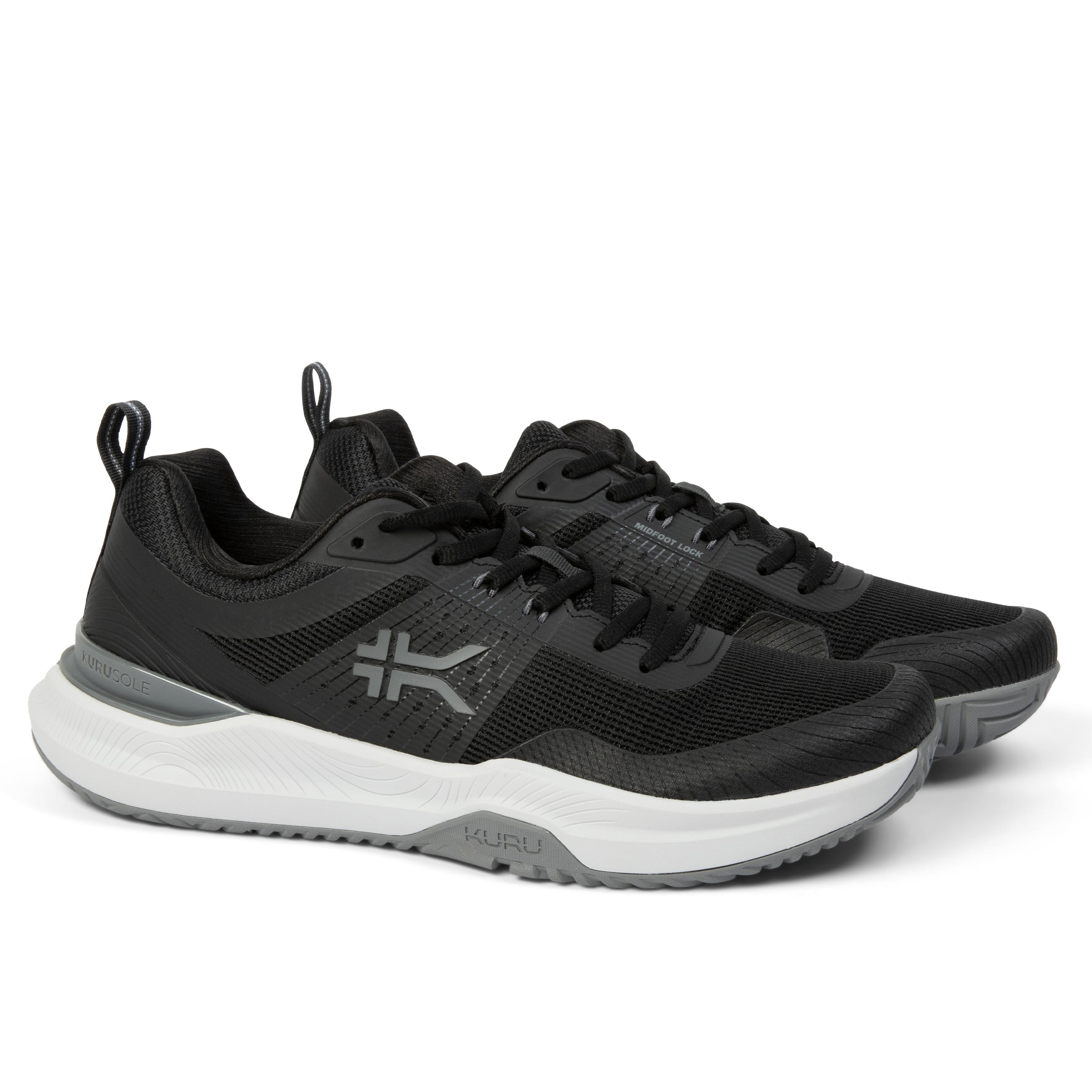 Men's KURU VELOCITY, Jet Black/Charcoal