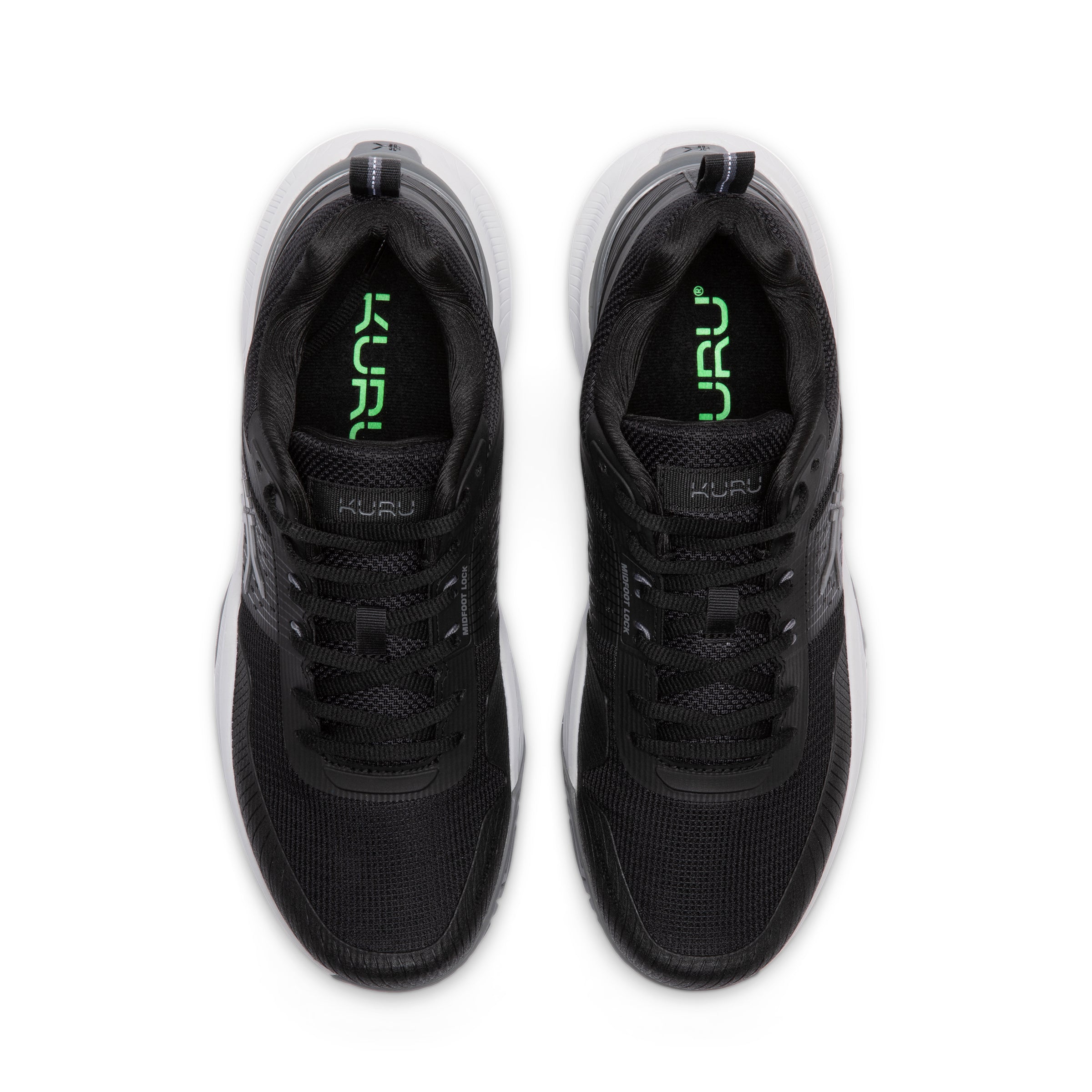 Men's KURU VELOCITY, Jet Black/Charcoal