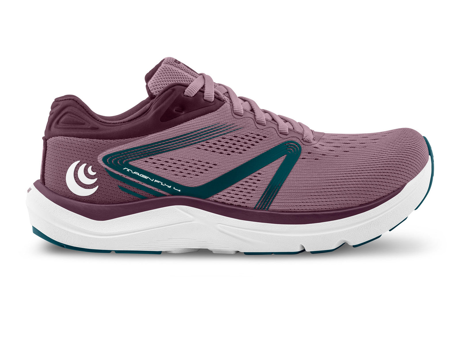 Women's Topo Athletic Magnifly 4, Mauve/Navy, 6.5 B Medium