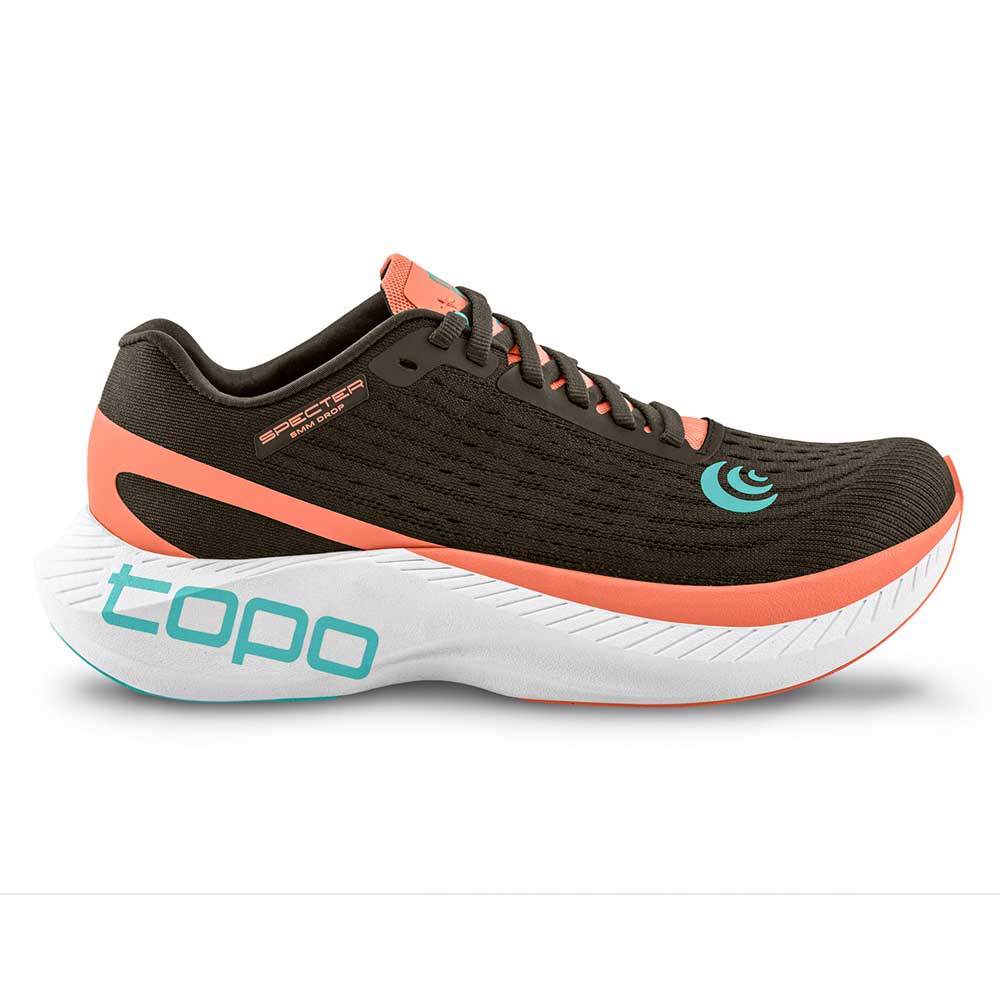 Women's Topo Athletic Specter, Espresso/Peach, 9.5 B Medium