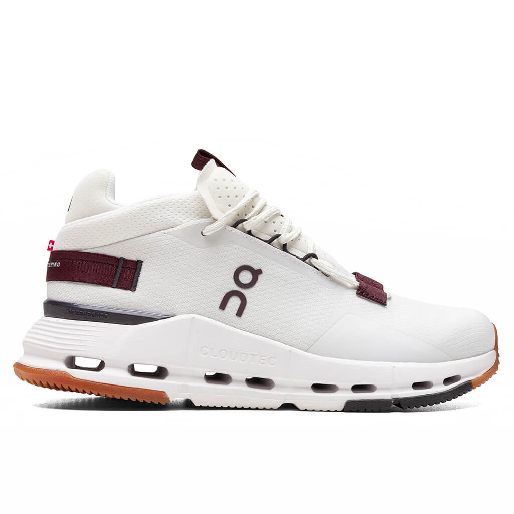 Women's On Cloudnova 2, Ice/Mulberry, 10 B Medium