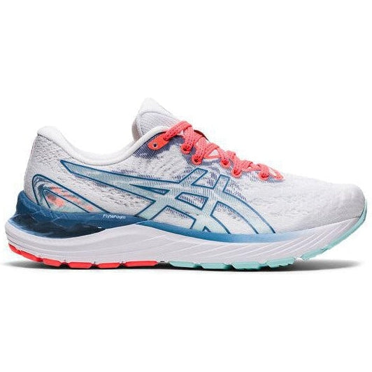 Women's Asics GEL-Cumulus 23, White/Grey Floss, 8 B Medium