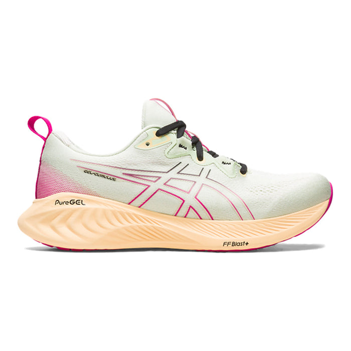 Women's Asics Gel-Cumulus 25, Whisper Green/Pink Rave, 11.5 B Medium