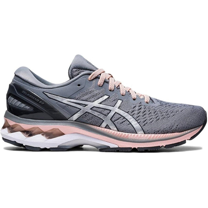 Women's Asics Gel-Kayano 27, Sheet Rock/Pure Silver, 7.5 B Medium