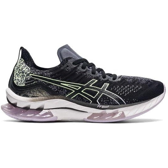 Women's Asics GEL-Kinsei Blast, Black/Illuminate Yellow, 6 B Medium