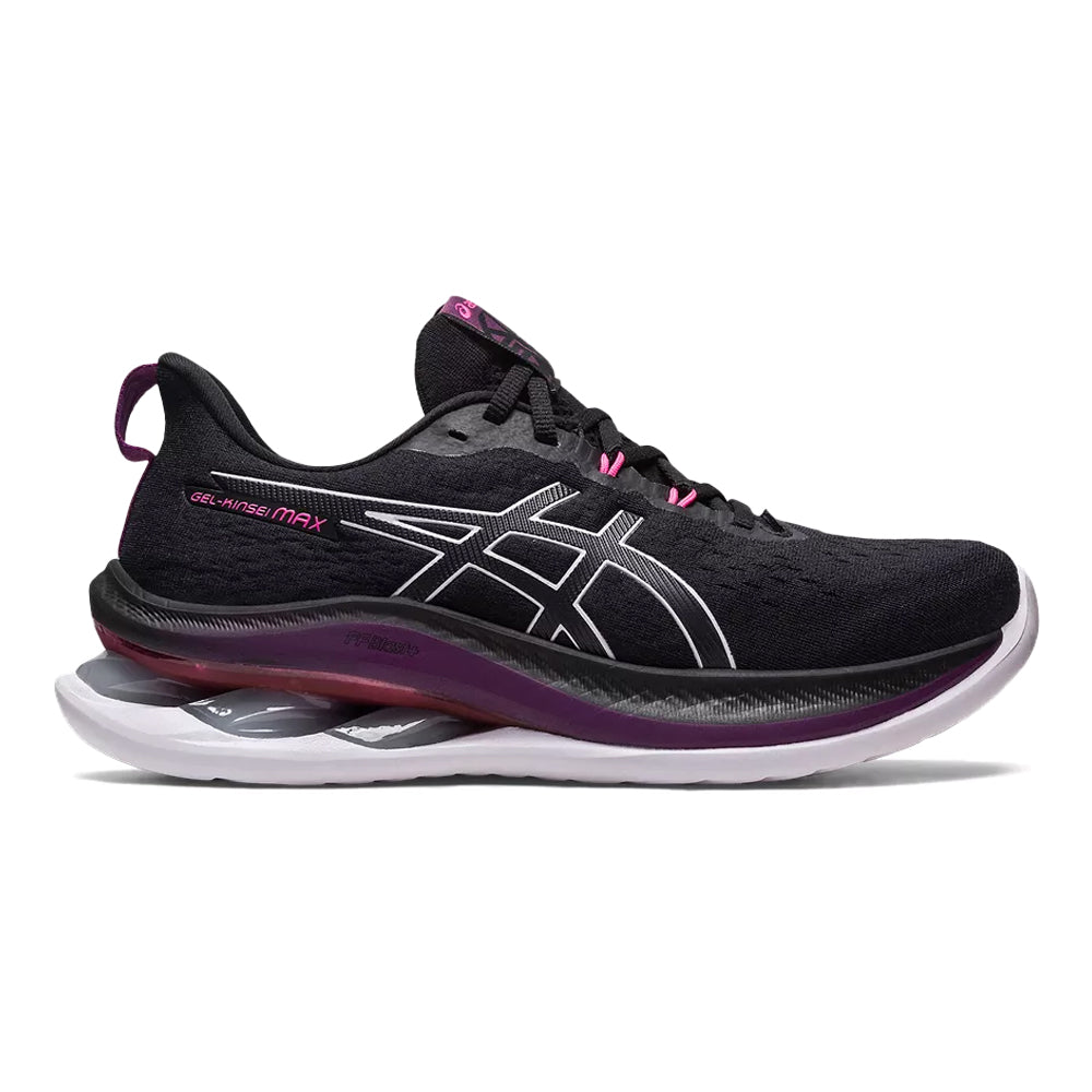 Women's Asics GEL-Kinsei Max, Black/Lilac Hint, 9.5 B Medium