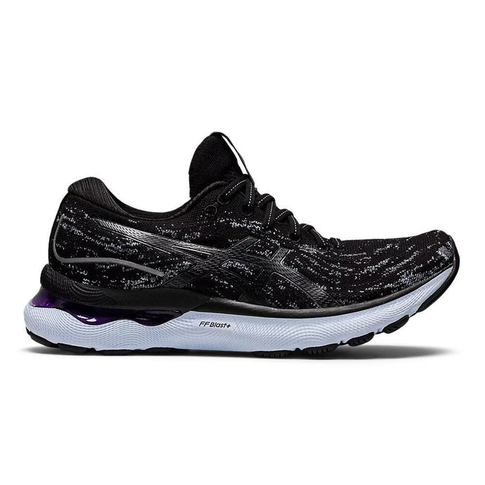 Women's Asics GEL-Nimbus 24 MK, Black/Black, 5 B Medium