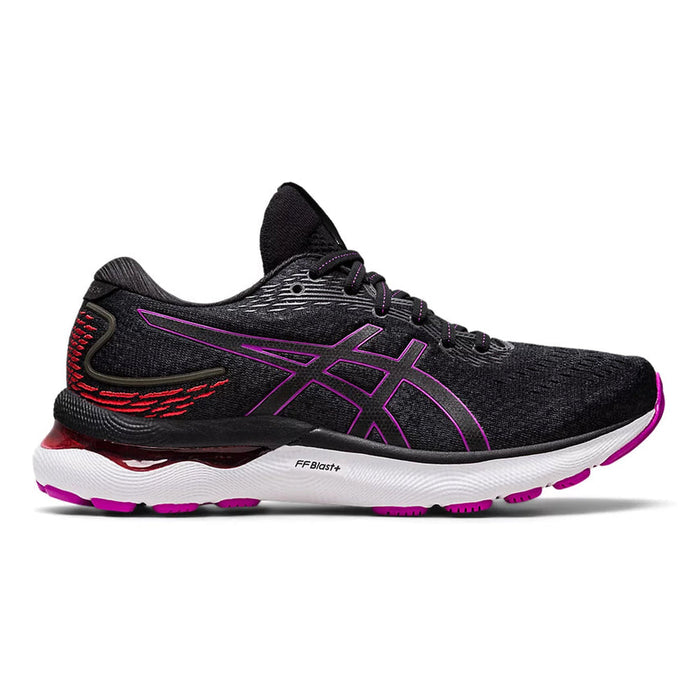 Women's Asics Gel-Nimbus 24, Black/Orchid, 12 B Medium