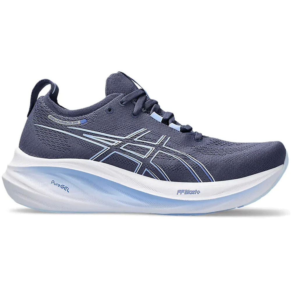 Women's Asics Gel-Nimbus 26, Thunder Blue/Sapphire, 6.5 B Medium