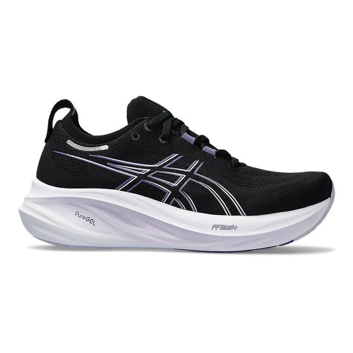 Women's Asics GEL-Nimbus 26, Black/Dusty Purple, 9.5 B Medium