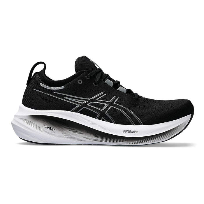 Women's Asics Gel-Nimbus 26, Black/Graphite Grey, 11.5 D Wide