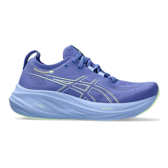 Women's Asics GEL-Nimbus 26, Sapphire/Light Blue, 10 B Medium