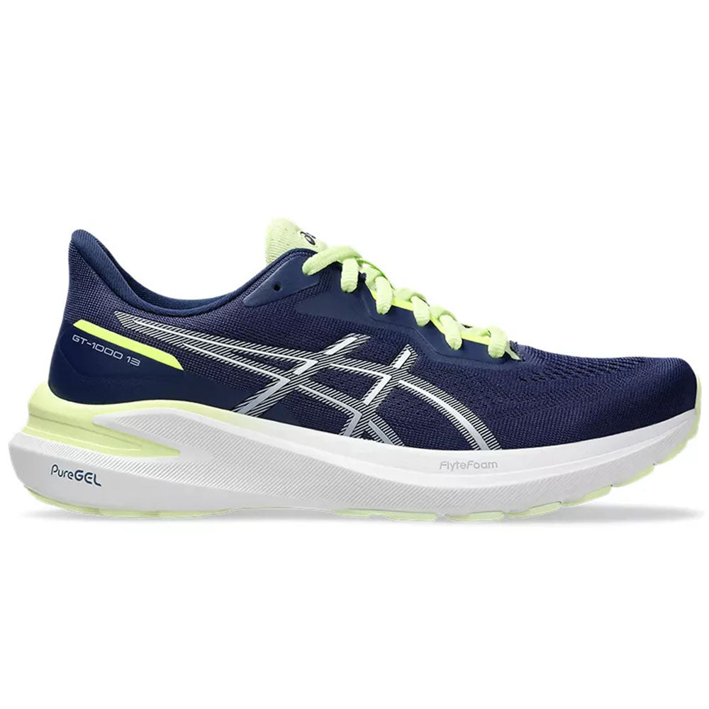 Women's Asics GT-1000 13, Blue Expanse/Grey Blue, 10.5 D Wide