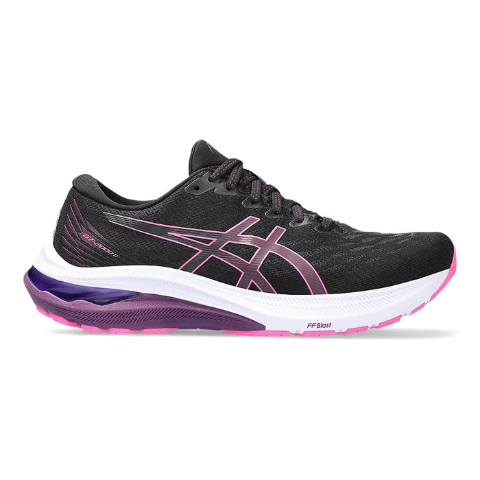 Women's Asics GT-2000 11, Black/Hot Pink, 7 B Medium