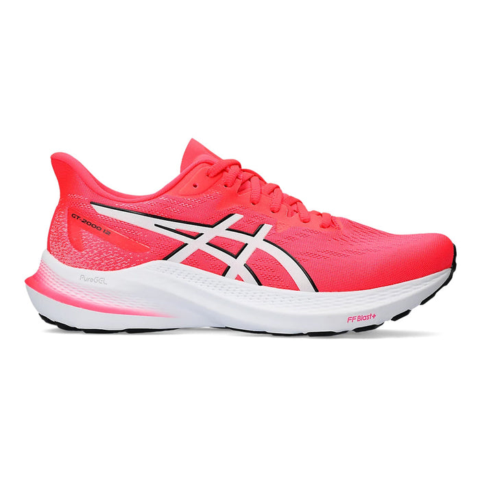 Women's Asics GT-2000 12, Diva Pink/White, 7 B Medium