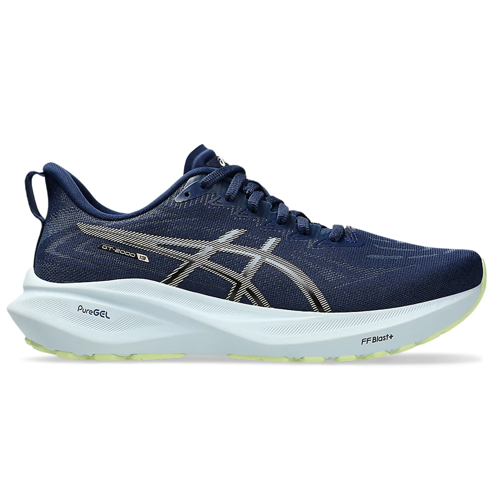 Women's Asics GT-2000 13, Blue Expanse/Champagne, 6.5 B Medium