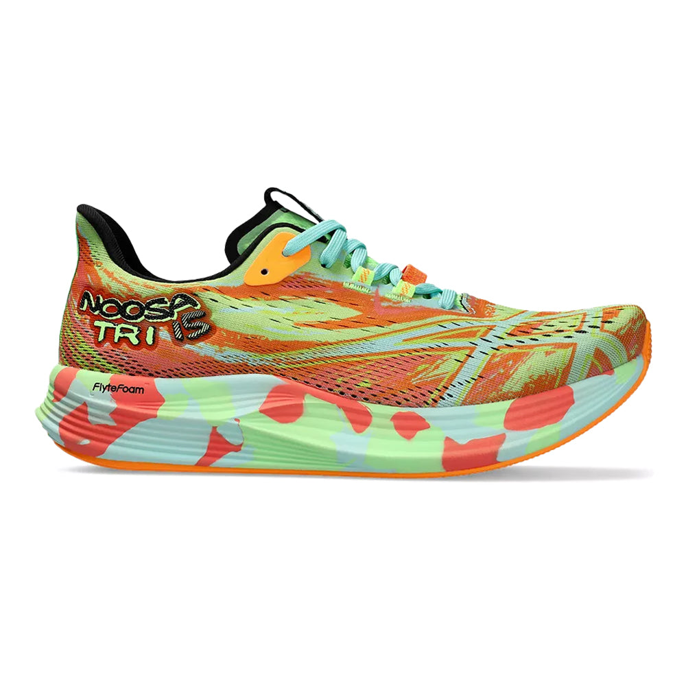 Women's ASICS Noosa Tri 15, Lime Burst/Illuminate Mint, 7.5 B Medium