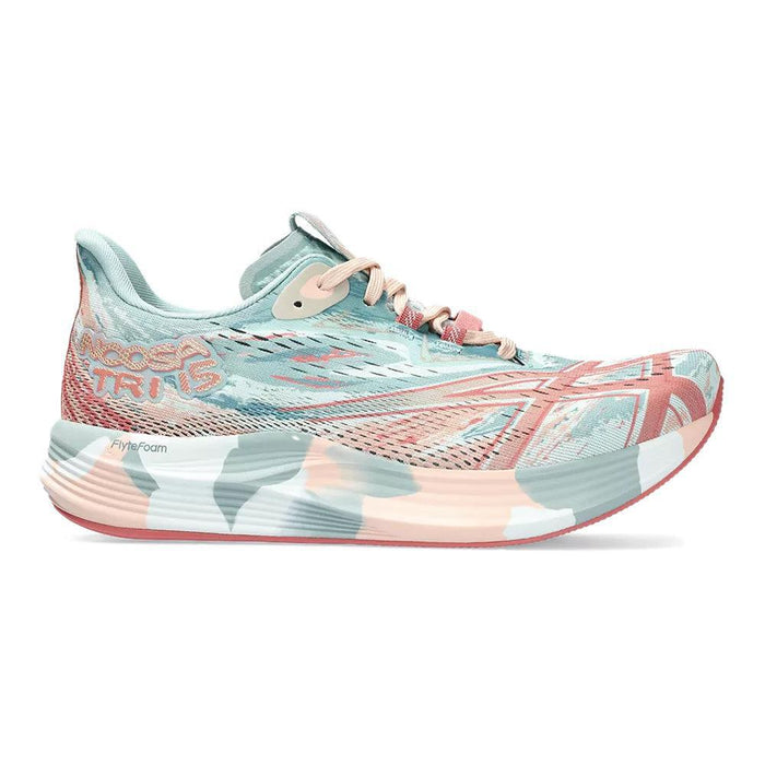 Women's Asics Noosa TRI 15, Pure Aqua/Pale Apricot, 5.5 B Medium