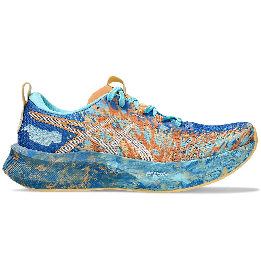 Women's asics Кросівки Noosa Tri 16, Nature Blue/Faded Orange, 7.5 B Medium