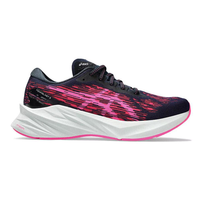 Women's Asics Novablast 3, French Blue/Hot Pink, 10 B Medium