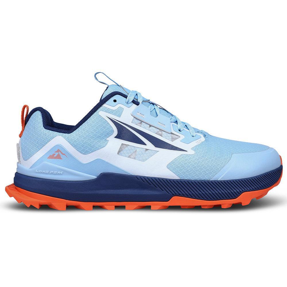Women's Altra Lone Peak 7, Blue/Orange, 8.5 B Medium