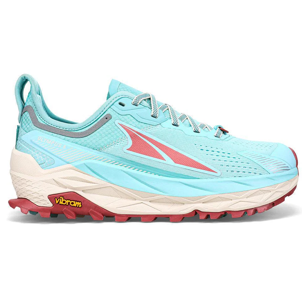 Women's Altra Olympus 5, Light Blue, 7.5 B Medium