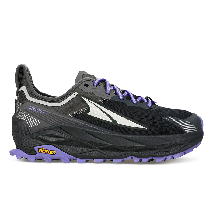 Women's Altra Olympus 5, Black/Gray, 6 B Medium