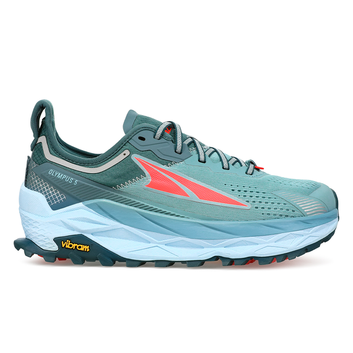 Women's Altra Olympus 5, Dusty Teal, 6.5 B Medium