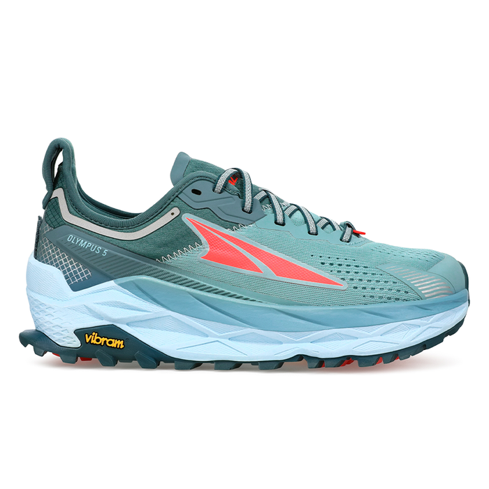 Women's Altra Olympus 5, Dusty Teal, 7 B Medium