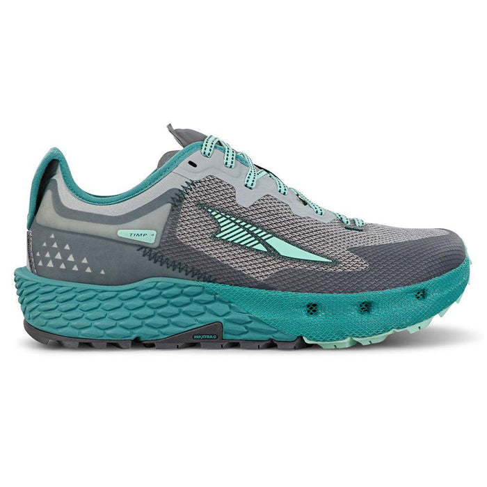 Women's Altra Timp 4, Gray/Teal, 10.5 B Medium