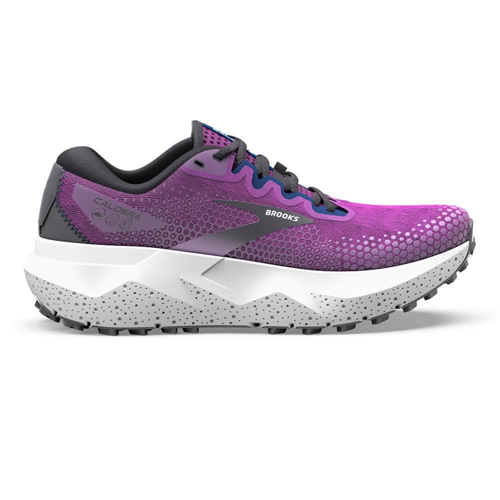 Women's Brooks Caldera 6, Purple/Violet/Navy, 10.5 B Medium