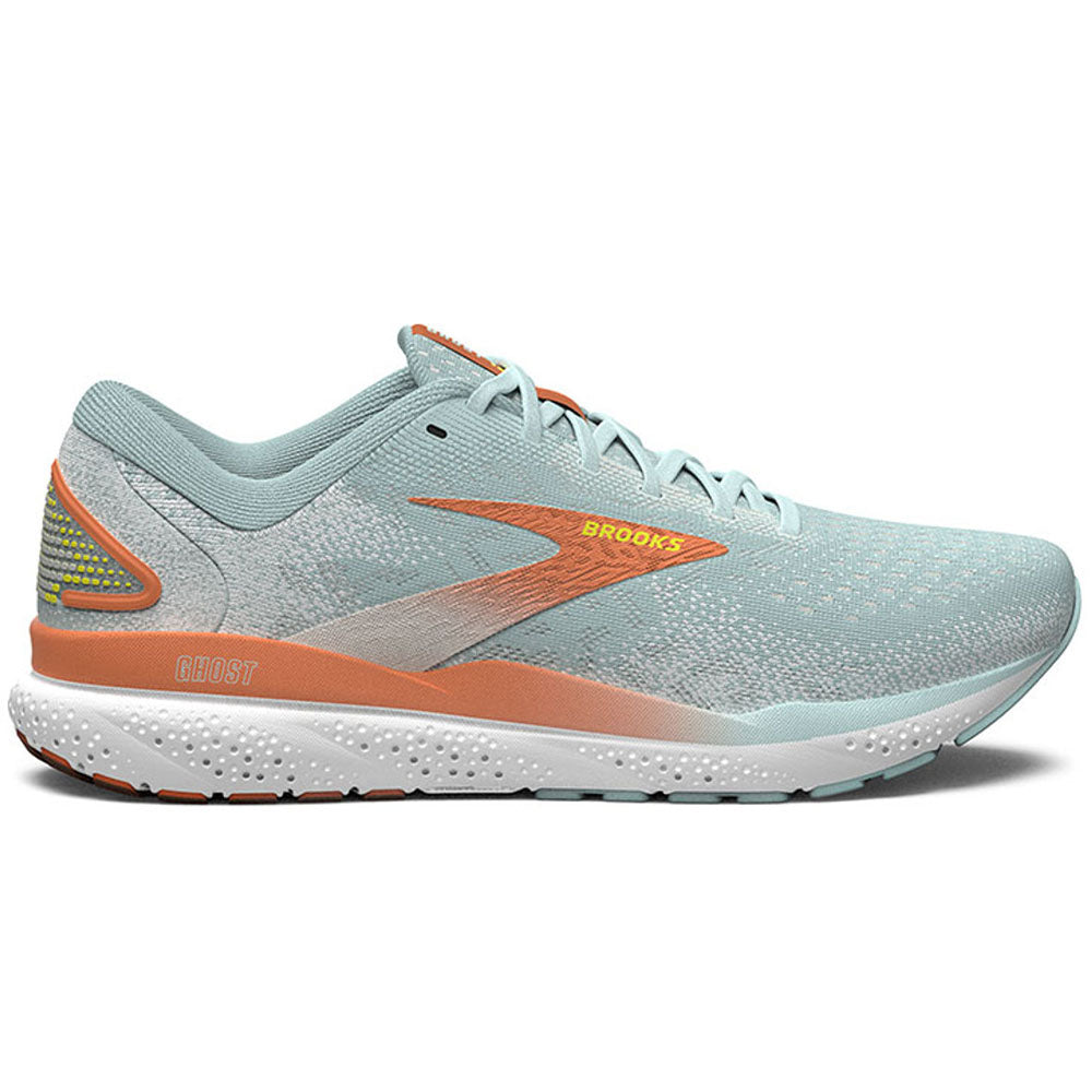 Women's Brooks Ghost 16, Skylight/Coconut/Sunset, 9.5 B Medium