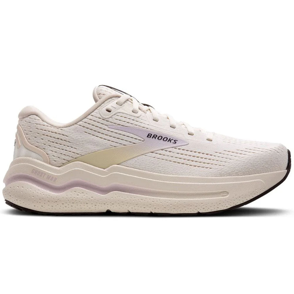 Women's Brooks Ghost Max 2, Coconut/Lavender/Cream, 5.5 B Medium