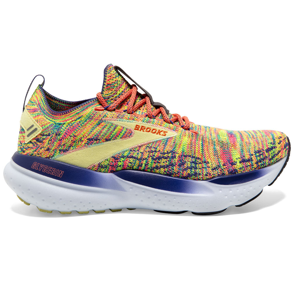 Women's Brooks Glycerin StealthFit 21, Persimmon/Charlock/Spectrum, 7.5 B Medium