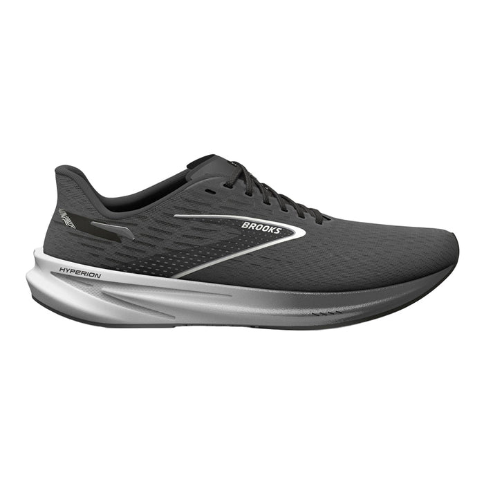 Women's Brooks Hyperion, Gunmetal/Black/White, 9.5 B Medium