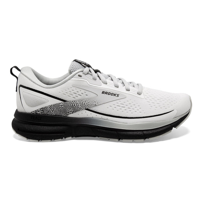 Women's Brooks Trace 3, White/Oyster/Black, 11 B Medium