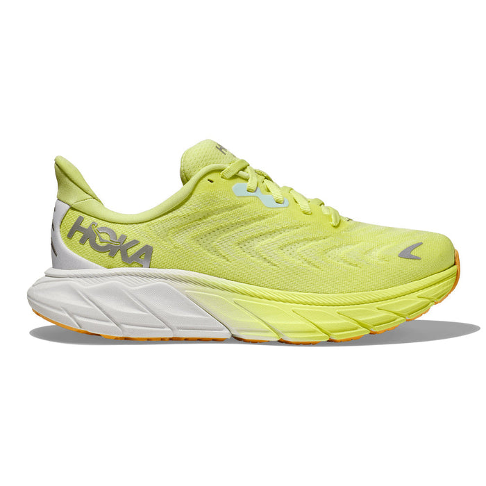 Women's Hoka One One Arahi 6, Citrus Glow/White, 8 B Medium