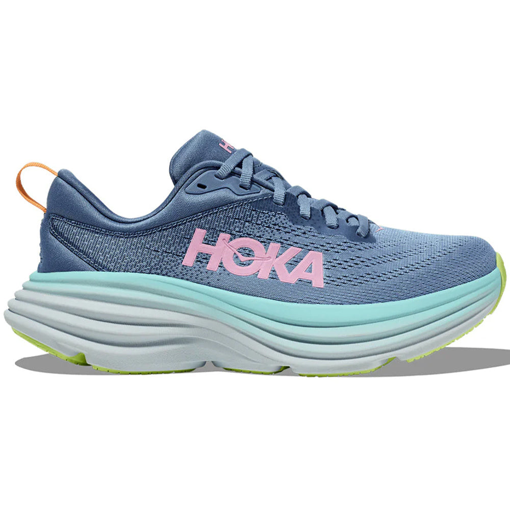 Women's Hoka Bondi 8, Shadow/Dusk, 7.5 D Wide