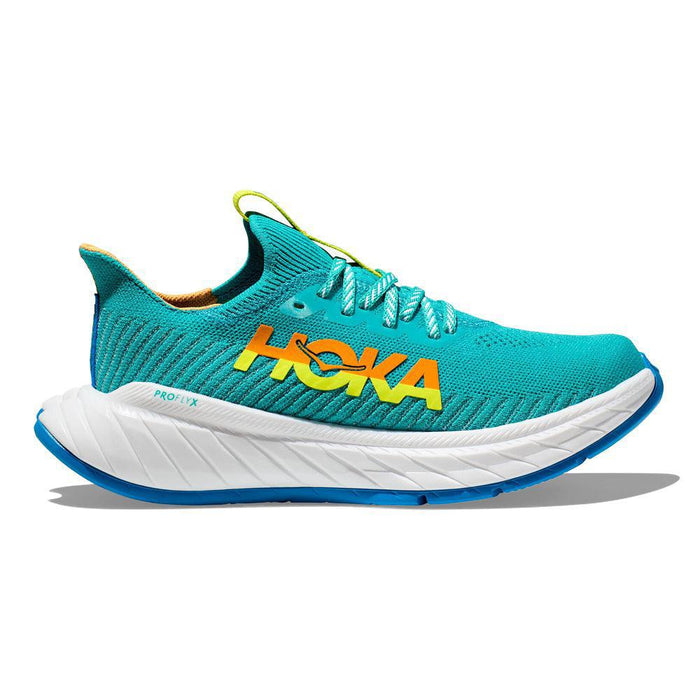 Women's Hoka One One Carbon X 3, Ceramic/Evening Primrose, 10 B Medium