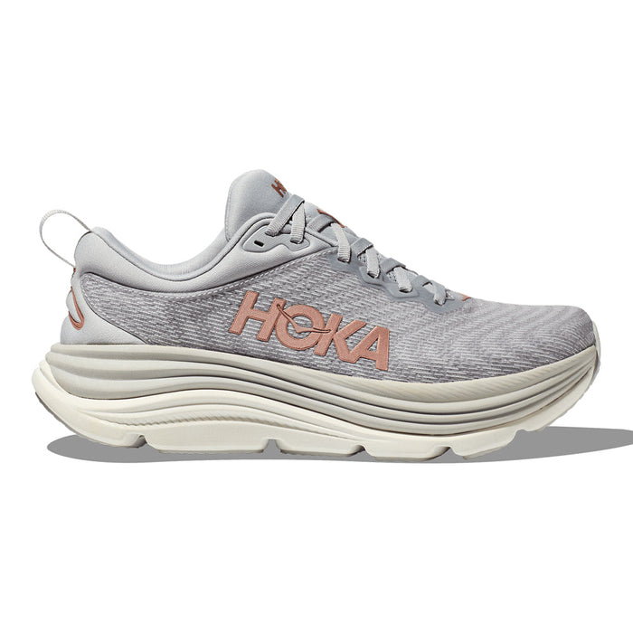 Women's Hoka One One Gaviota 5, Harbor Mist/Rose Gold, 7.5 B Medium