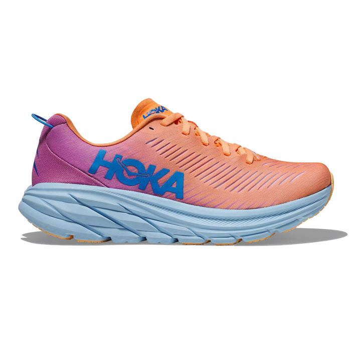 Women's Hoka One One Rincon 3, Mock Orange/Cyclamen, 9.5 D Wide