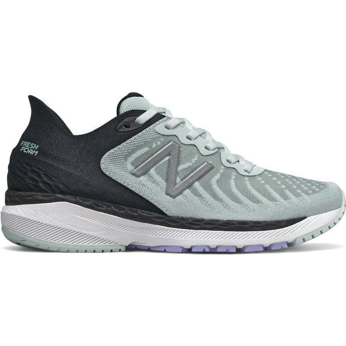 Women's New Balance Fresh Foam 860 v11, Camden Fog/Black, 5 D Wide