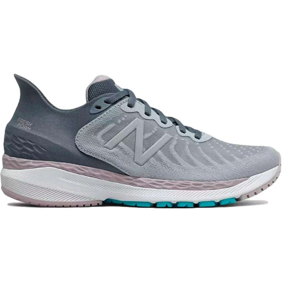 Women's New Balance Fresh Foam 860 v11, Light Cyclone/Logwood, 6 B Medium
