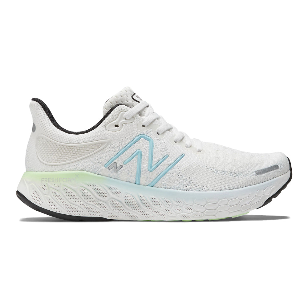 Women's New Balance Fresh Foam X 1080v12, White/Bleach Blue, 11.5 B Medium