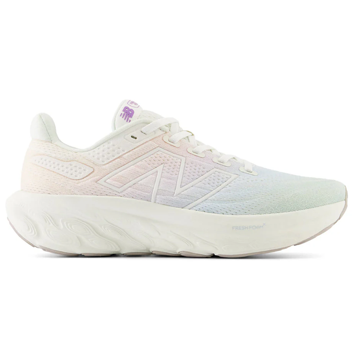 Women's New Balance Fresh Foam X 1080v13, Sea Salt/Purple Fade, 7 B Medium