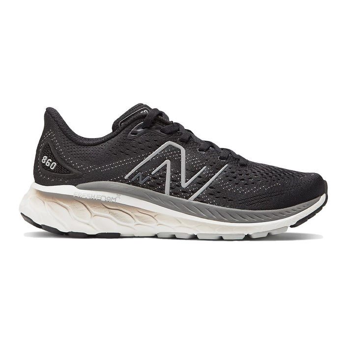 Women's New Balance Fresh Foam X 860v13, Black/Castlerock, 6 B Medium