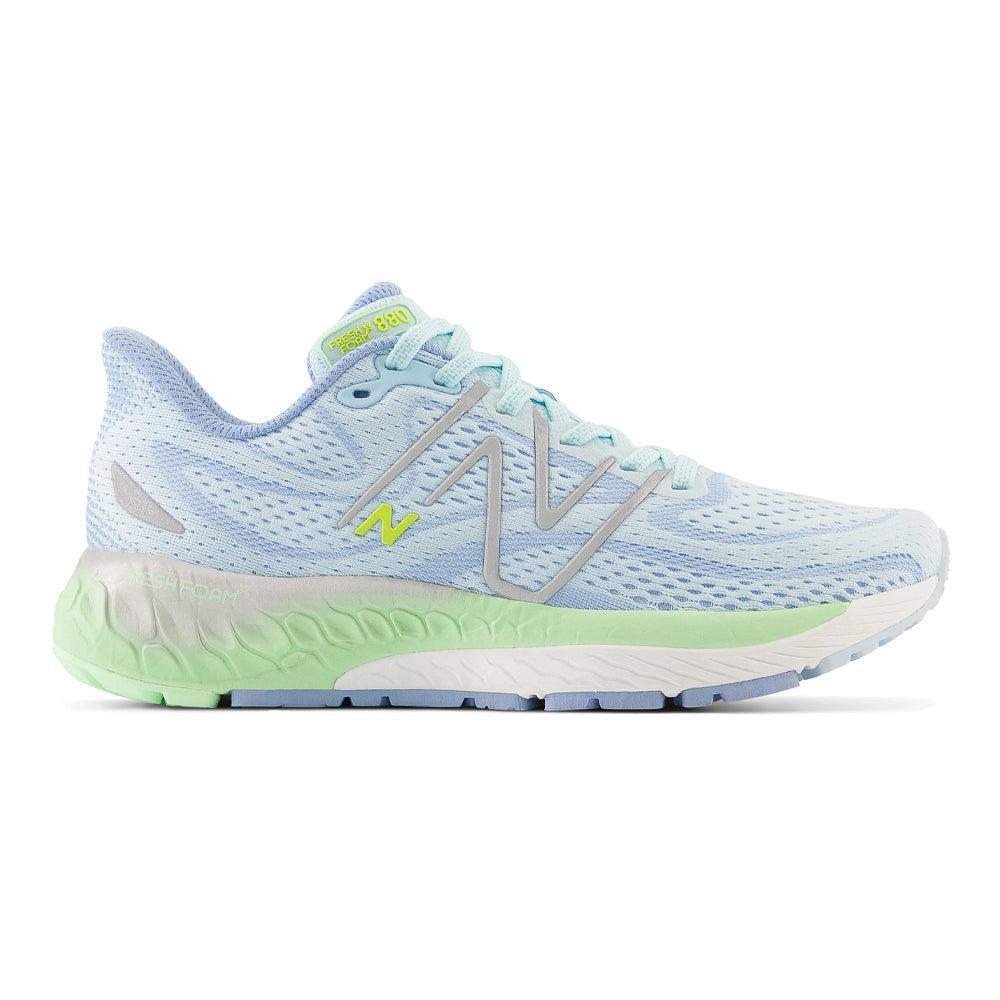 Women's New Balance Fresh Foam X 880v13, Blue/Green Aura, 11 B Medium